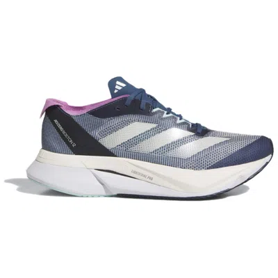 Adidas Originals (wmns) Adidas Adizero Boston 12 'preloved Ink Zero Metalic Aurora Ink' In Gray