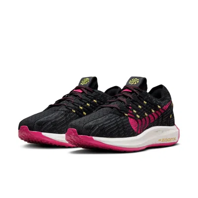 Nike Black & Pink Pegasus Turbo Sneakers In Black