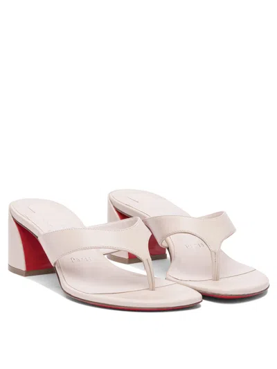Christian Louboutin 55 Mm Sandals White