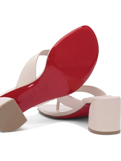 Christian Louboutin 55 Mm Sandals White