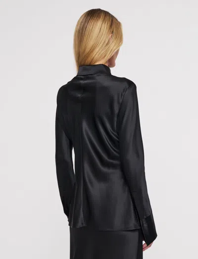 Joseph Brunel Silk Satin Blouse
