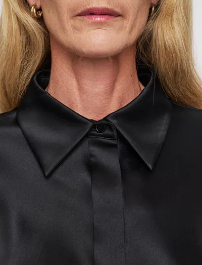 Joseph Brunel Silk Satin Blouse