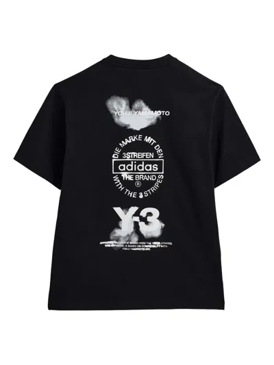 Y-3 Vent-detail T-shirt In Black