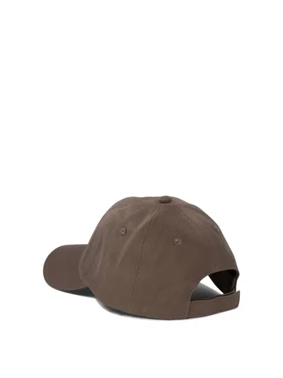 Stockholm Surfboard Club Baseball Cap With Embroidered Logo Hats Brown
