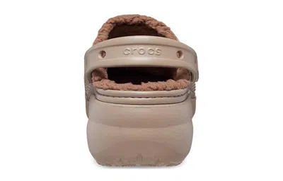 Crocs Womens Mushroom Classic Platform Faux Fur-lined Rubber Clogs