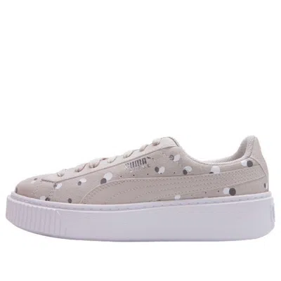 Puma Sneakers Suede Platform Dots Jr 'silver'