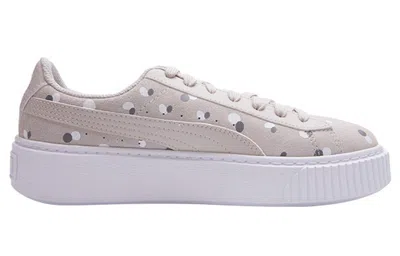 Puma Sneakers Suede Platform Dots Jr 'silver'