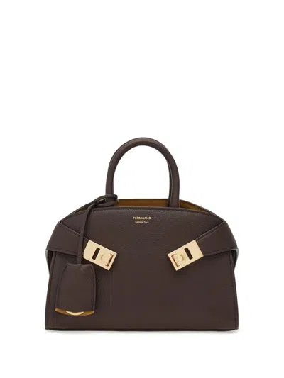 Ferragamo Women Hug Mini Leather Tote Bag