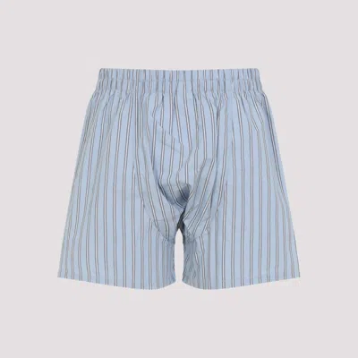 Carhartt Striped Boxer Shorts In Blue