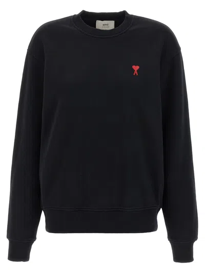 Ami Alexandre Mattiussi Ami Paris Ami De Coeur Crewneck Sweatshirt