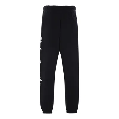 Palm Angels Logo-print Drawstring Sweatpants In Black