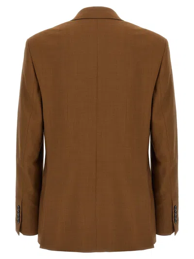 Ami Alexandre Mattiussi Ami Double-breasted Light Wool Twill Blazer