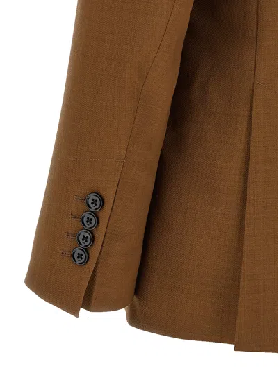 Ami Alexandre Mattiussi Ami Double-breasted Light Wool Twill Blazer