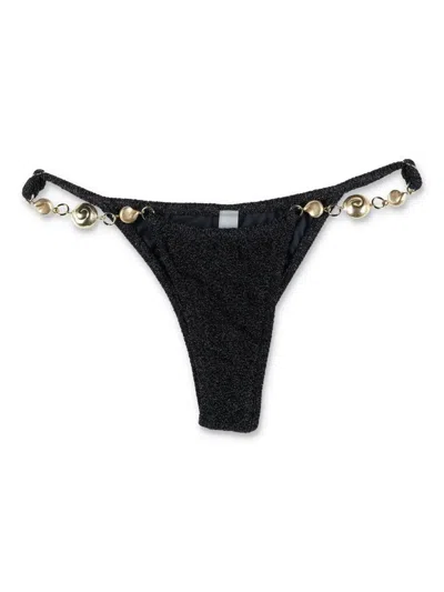 Reina Olga Halter Triangle High-cut Gold Embellishments