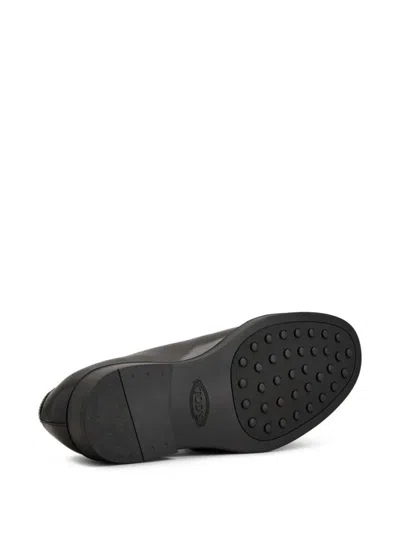 Tod's Almond Toe Leather Derby Shoes