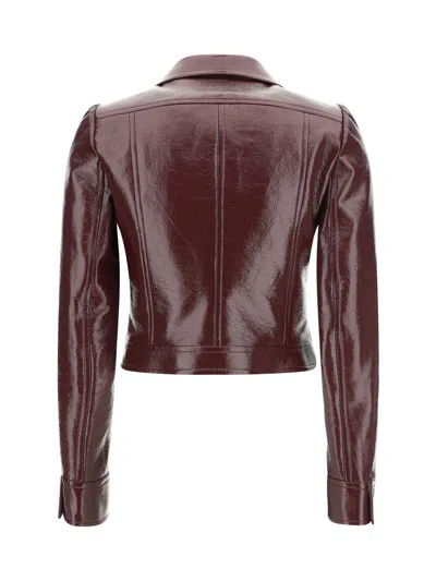 Courrèges Courreges Reedition Reedition Vinyl Jkt In Burgundy