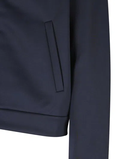 Prada Technical Fabric Cardigan In Blue