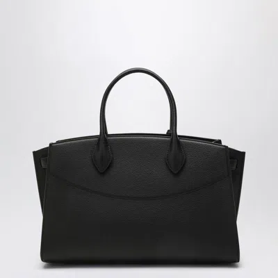 Ferragamo Large Soft Studio Tote Bag In Black