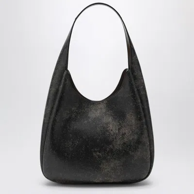 Stella Mccartney Large Hobo Bag With Aged Effect And Logo