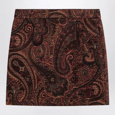 Chloé Mini Skirt With Jacquard Pattern
