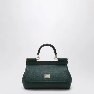 Dolce & Gabbana Small Green Sicily Hand Bag
