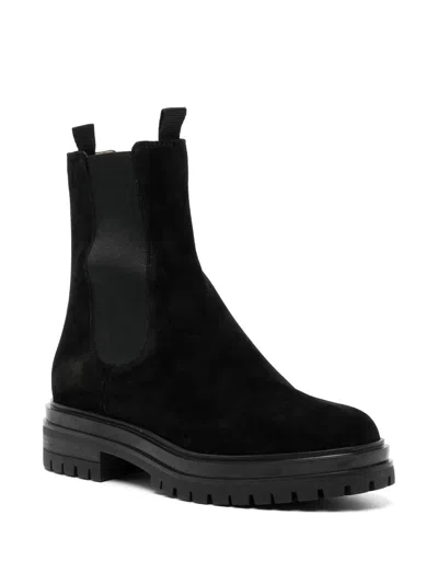 Gianvito Rossi Chelsea Boots Chester Calfskin In Black
