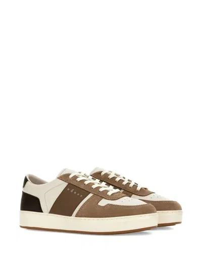Hogan Suede And Nappa Leather Sneakers In Multi