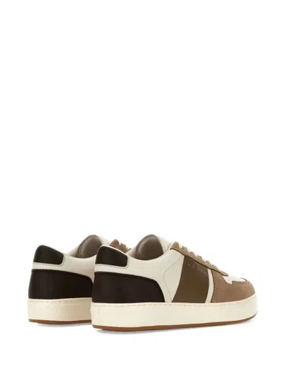 Hogan Suede And Nappa Leather Sneakers In Multi