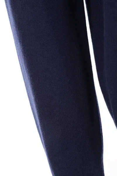 Brunello Cucinelli Cashmere Sweater With Half Zip In Blue