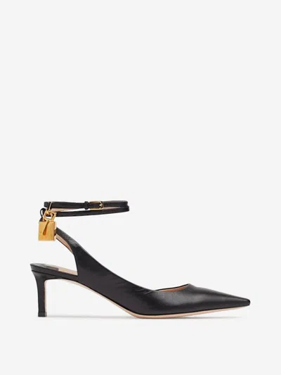 Tom Ford Pointy Toe Stiletto Pumps With Lock Detail