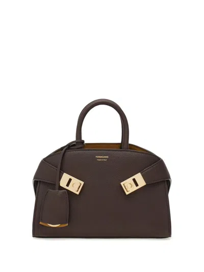 Ferragamo Women Hug Mini Leather Tote Bag