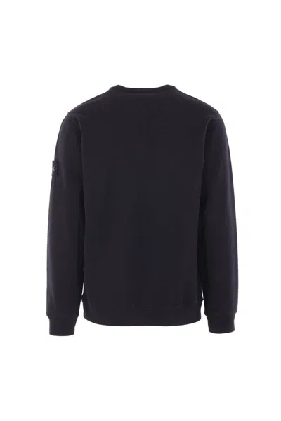 Stone Island Light Rws Pure Wool Sweater In Black