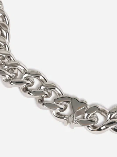 Ami Alexandre Mattiussi Ami Paris Adc Chain Necklace In Metallic