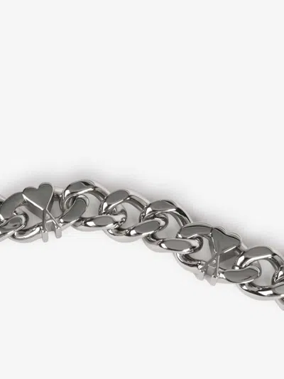 Ami Alexandre Mattiussi Ami Paris Adc Chain Bracelet In Metallic