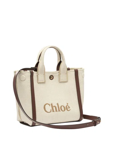 Chloé Chloe Carry Medium Tote Bag In Neutral