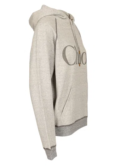 Chloé Chloe Crewneck Sweatshirts Grey