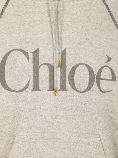 Chloé Chloe Crewneck Sweatshirts Grey