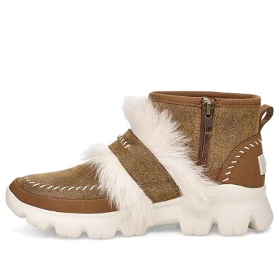 Ugg (wmns)  Fluff Punk Ankle Boot In Brown
