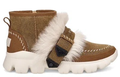 Ugg (wmns)  Fluff Punk Ankle Boot In Brown