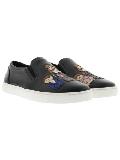 Shop Dolce & Gabbana Slip On In Black