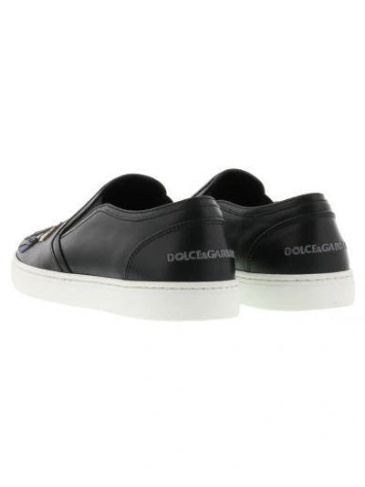 Shop Dolce & Gabbana Slip On In Black