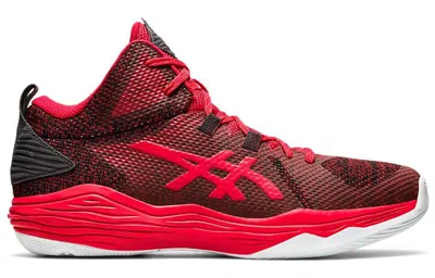 Asics Nova Flow Red Basketball Shoes
