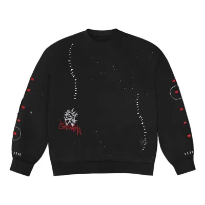 Travis Scott Cactus Jack Fw22 Stitched Crewneck 'black'