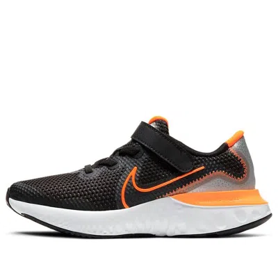 Nike (ps)  Renew Run 'black White Orange'
