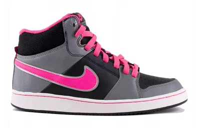 Nike (gs)  Backboard 2 Mid Sneakers Grey/black/pink