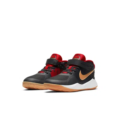 Nike (ps)  Team Hustle D 9 Flyease 'black Red Gold'