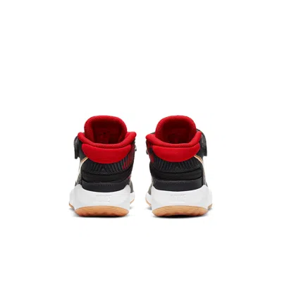 Nike (ps)  Team Hustle D 9 Flyease 'black Red Gold'