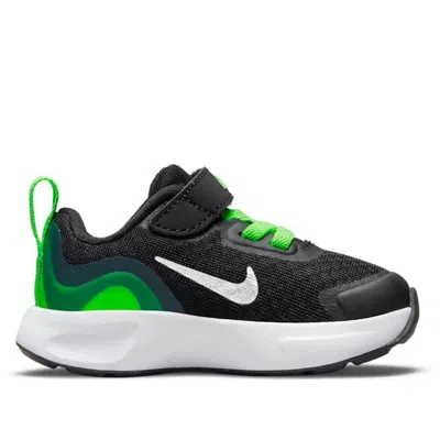 Nike (td)  Wearallday 'black Green Strike' In Multi