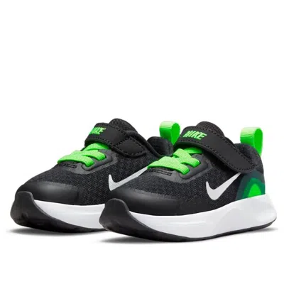 Nike (td)  Wearallday 'black Green Strike' In Multi