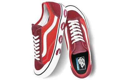 Vans Style 36 Decon Sf Lip Print 'red White'